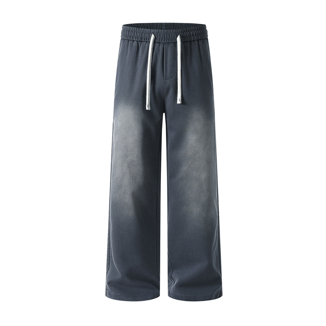 Women's loose leisure pants with elastic waist and drawstring Mune Fashion