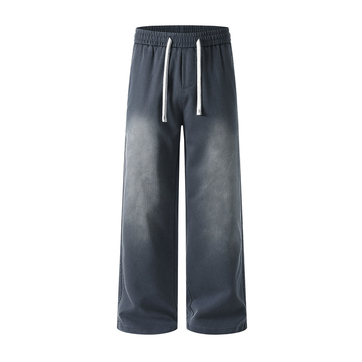 Women's loose leisure pants with elastic waist and drawstring Mune Fashion