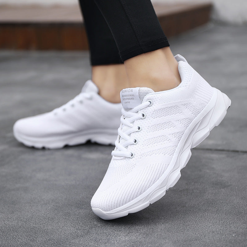 Unisex nan light breathable knitted sneakers with cushioning midsole Mune Fashion
