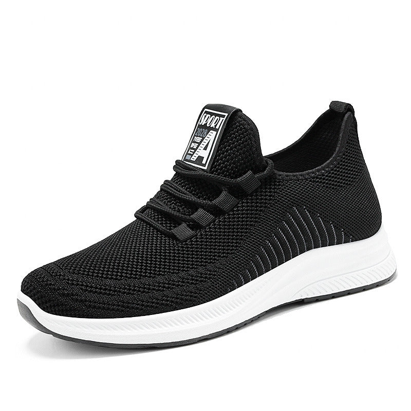 Men's lightweight breathable knit sneakers with cushioned outsole Mune Fashion