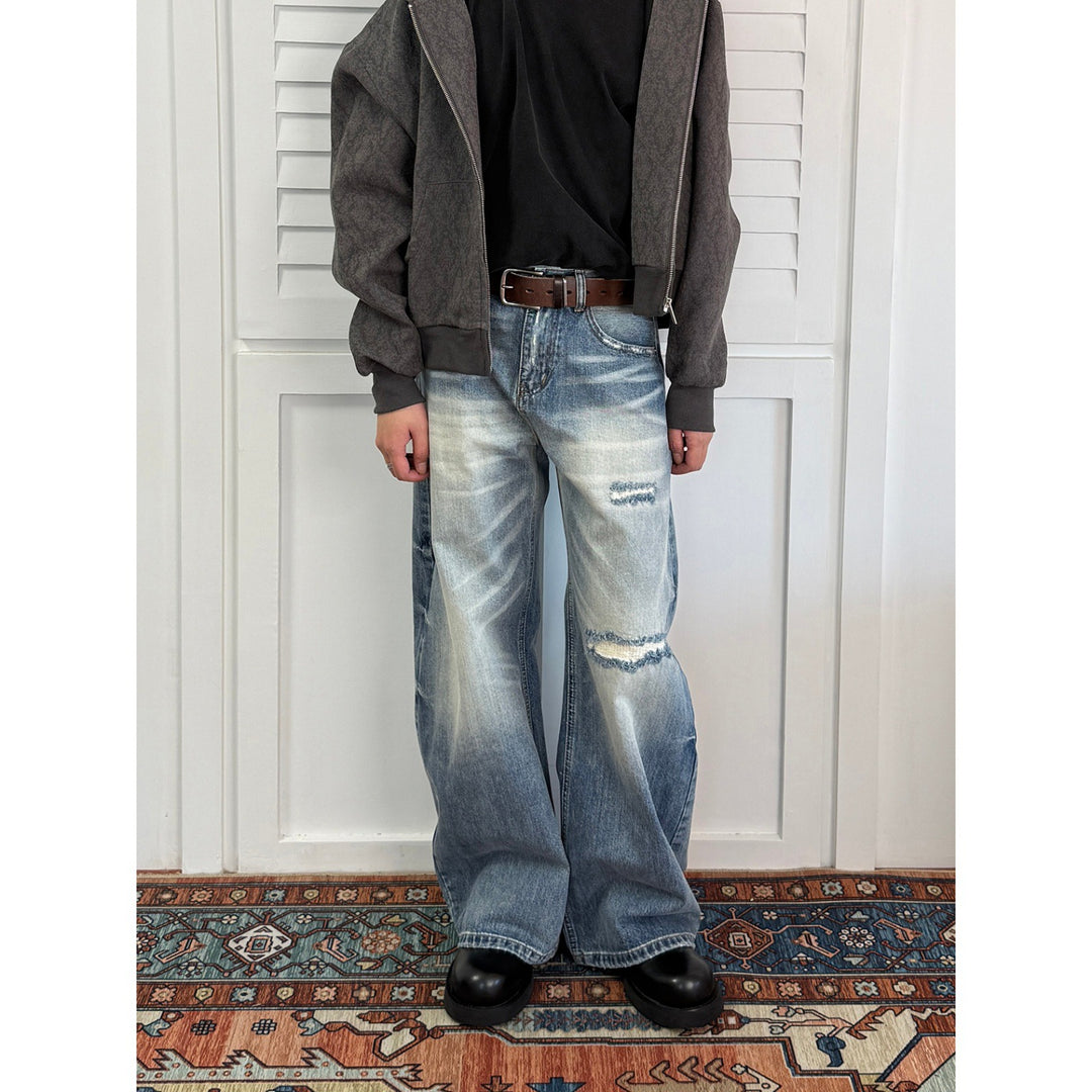 Women's Wide-Cut Denim Jeans Mune Fashion