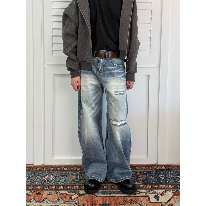 Women's Wide-Cut Denim Jeans Mune Fashion