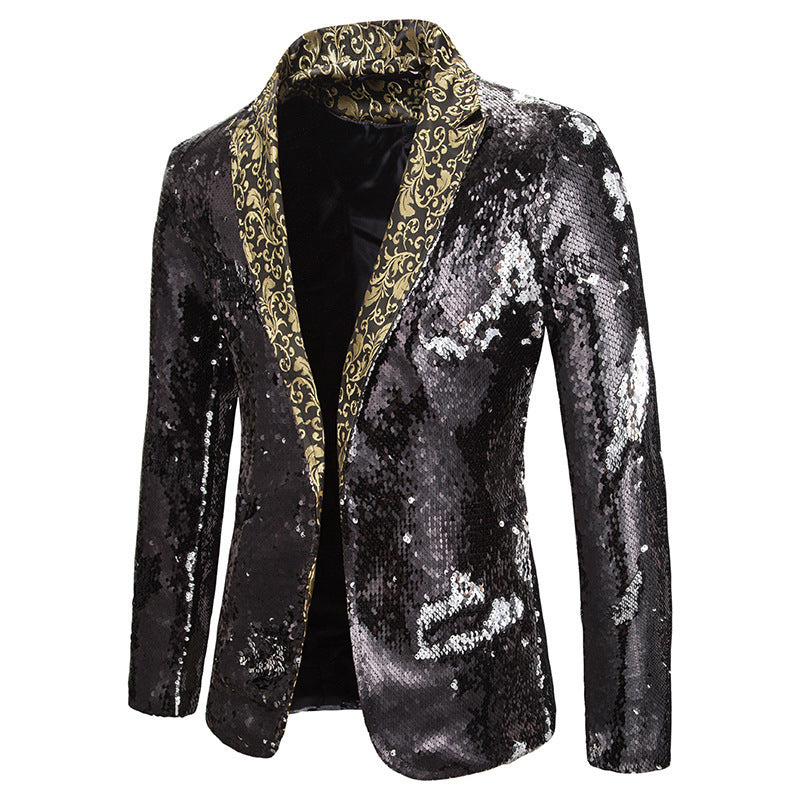Men's Extravagant Sequin Blazer Jacket Mune