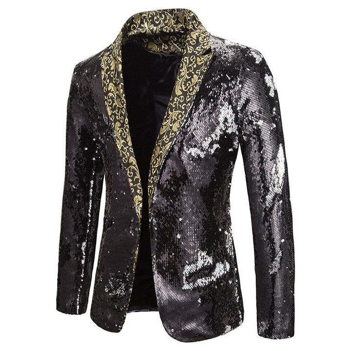 Men's Extravagant Sequin Blazer Jacket Mune