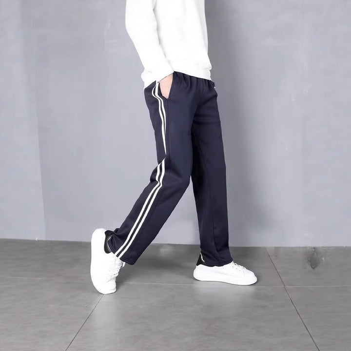 Men's Sporty Training Pants with Side Stripes Mune Fashion