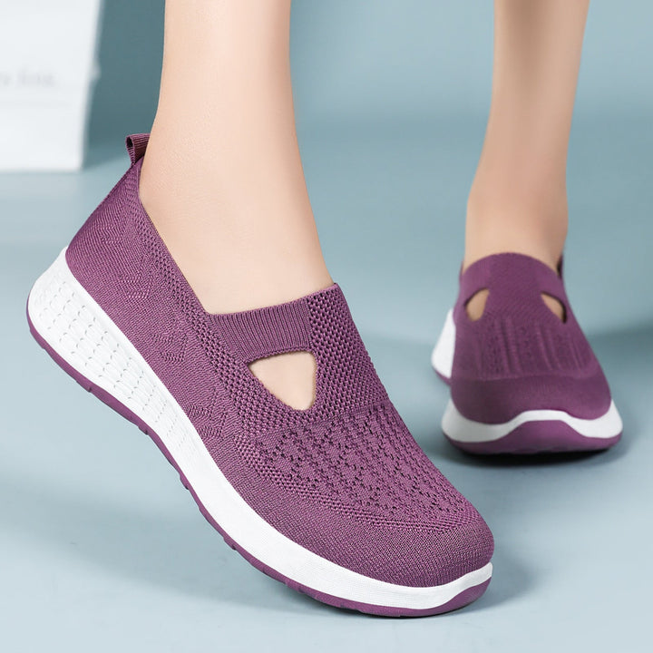 Women Comfortable Slip-On Sneakers with Innovative Mesh Upper Mune Fashion