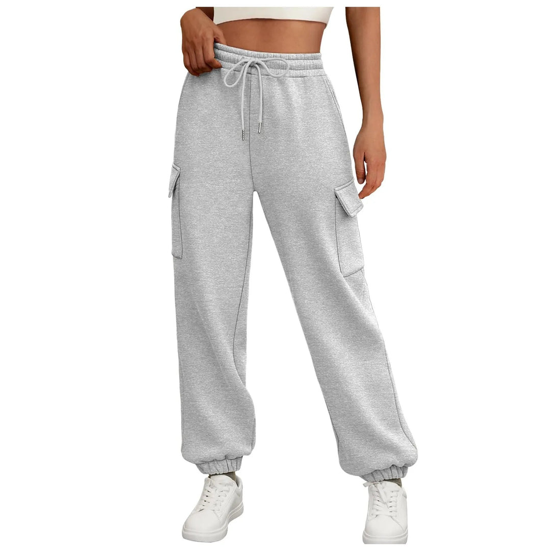 Women's nano cargo jogger with high comfort waistband, drawstring and applied flap pockets Mune Fashion