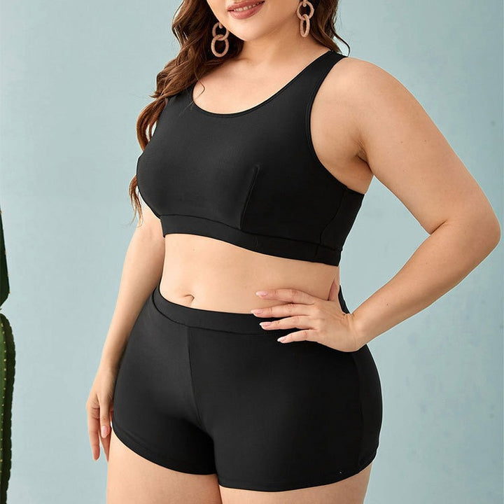 Women's UV protection sports swimsuit with long sleeves and short pants Mune Fashion