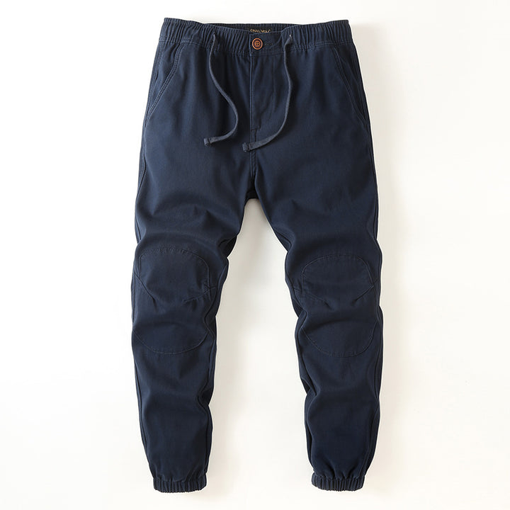 Men's jogger cargo pants with knee reinforcement and elastic waistband Mune Fashion