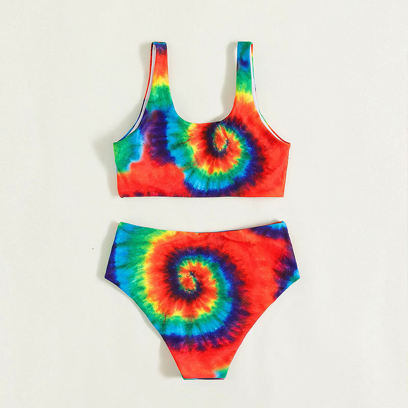 Women's Bikini Set with Spiral Print Mune Fashion