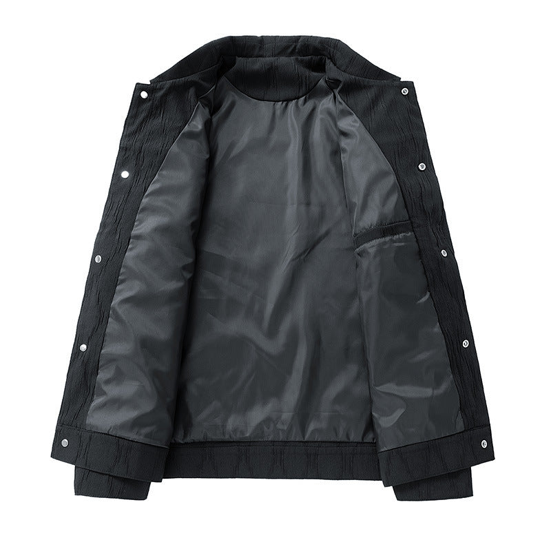 Men's Fashion Jacket with Textured Fabric Mune Fashion