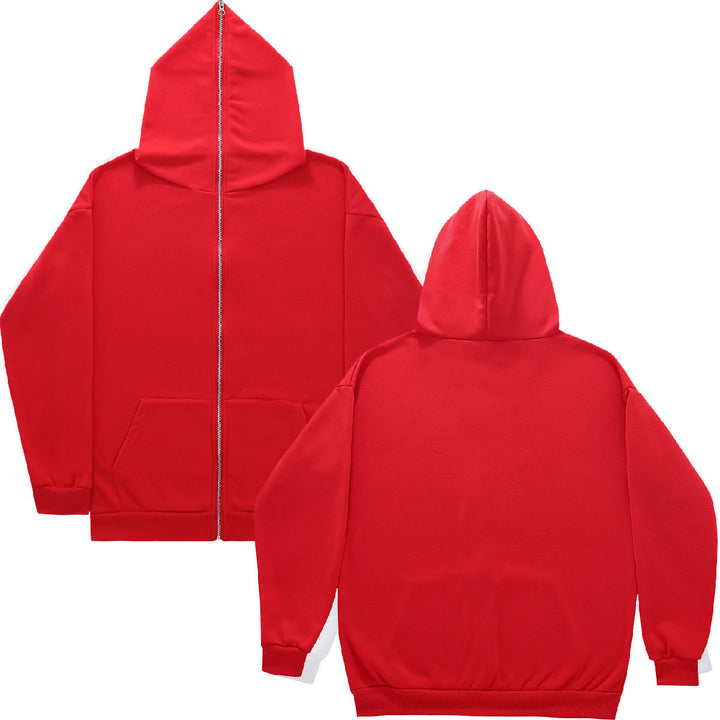 Unisex Zip-Hoodie with full zipper to pointed hood, kangaroo pocket and ribbed cuffs Mune Fashion