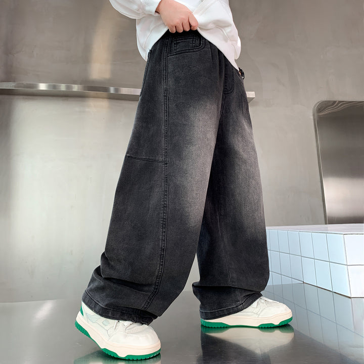 Unisex loose denim pants with wide cut Mune Fashion
