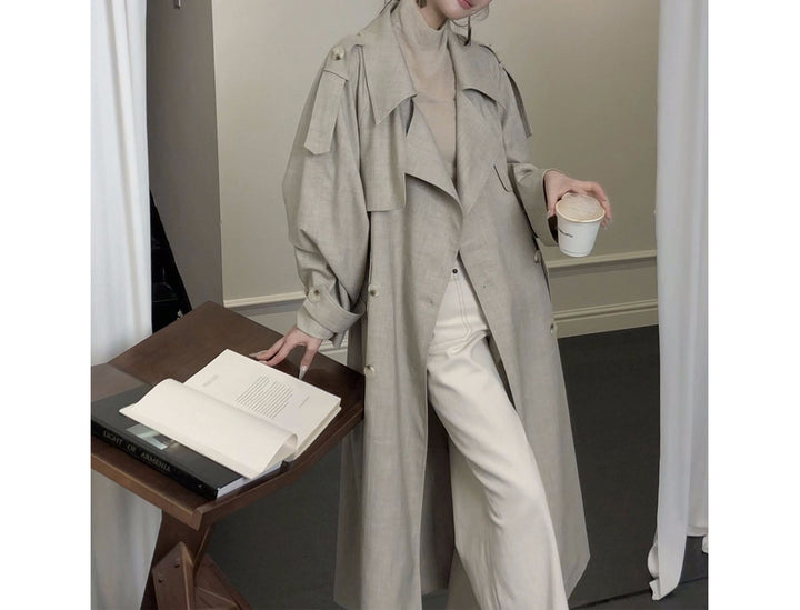 Ladies elegant and casual transitional jacket with contrasting sleeves Drune