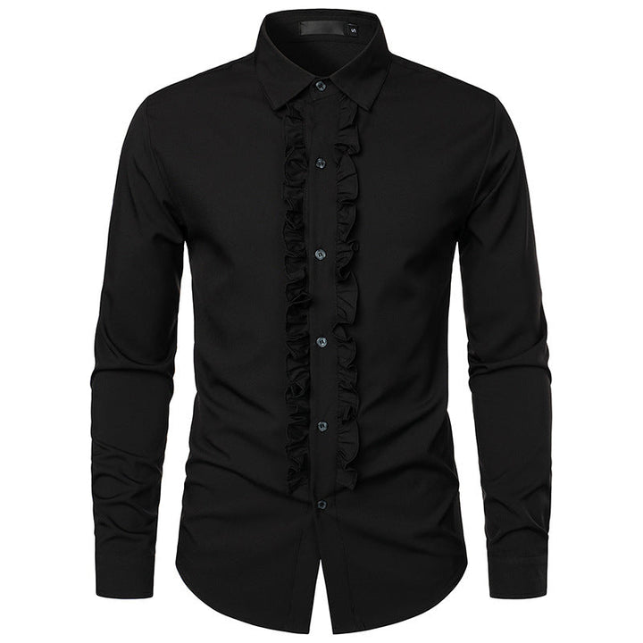 Men's Ruffle Shirt Mune Fashion