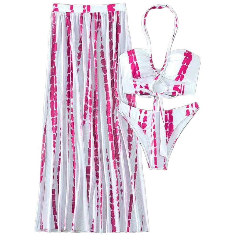 Women's bikini set with elegant maxi skirt and feminine top Mune Fashion