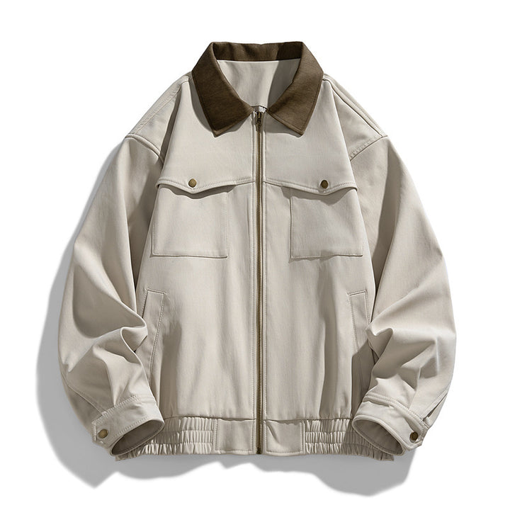 Men's Fashionable Nylon Jacket with Pockets Mune Fashion