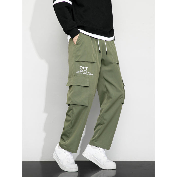 Men's cargo pants with practical pockets and elastic waistband Mune Fashion