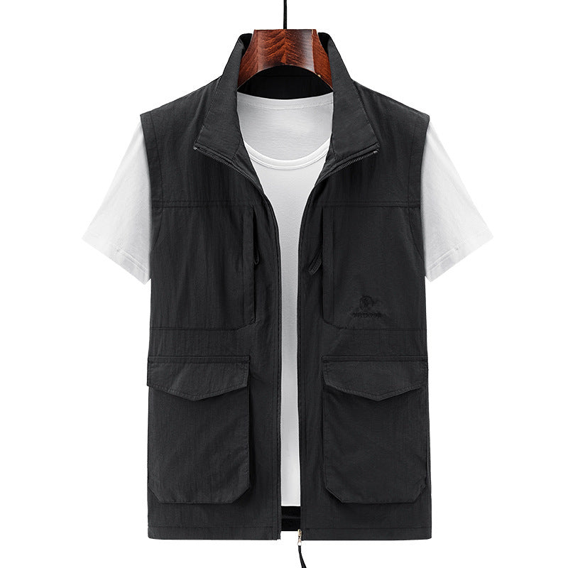 Men's Multifunctional Outdoor Vest with Practical Pockets Mune Fashion
