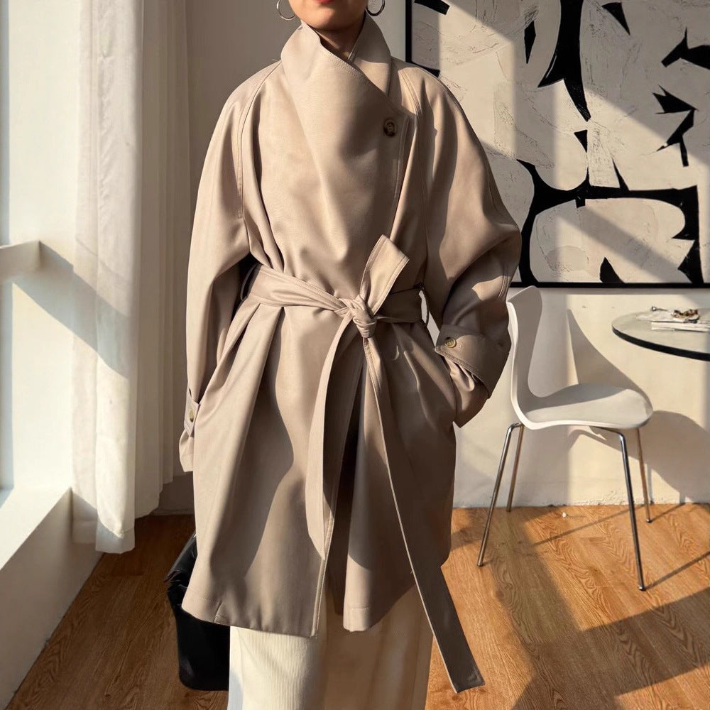 Women Elegant Trench Coat made of high-quality material Mune Fashion