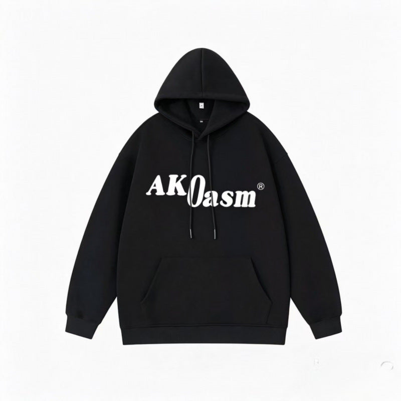Unisex Oversize Hoodie with distinctive logo print, kangaroo pocket and ribbed cuffs Mune Fashion