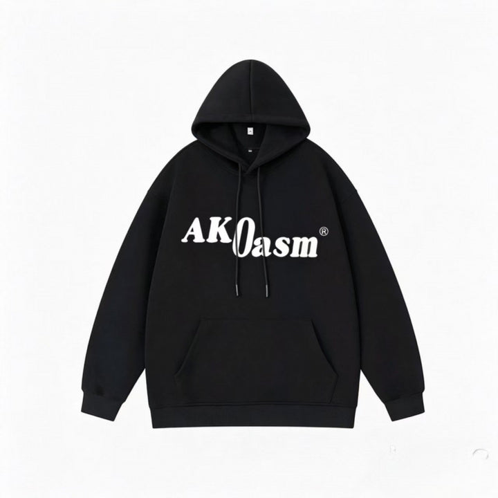 Unisex Oversize Hoodie with distinctive logo print, kangaroo pocket and ribbed cuffs Mune Fashion
