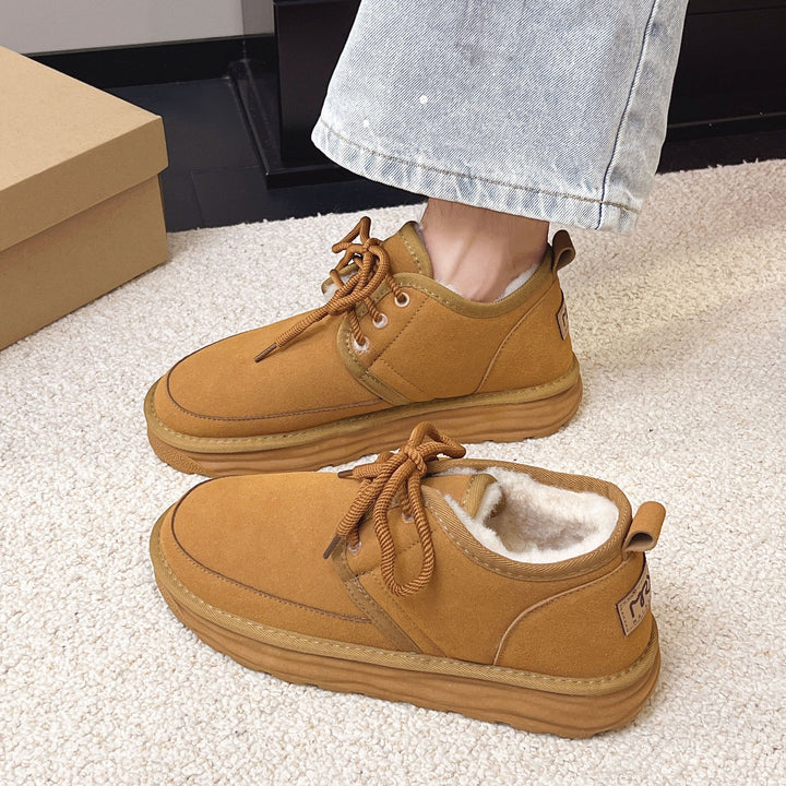Ladies comfortable and stylish sneakers made of high-quality suede Mune Fashion