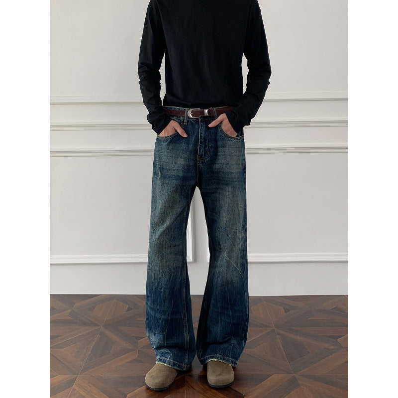 Men's Loose Denim Jeans Mune Fashion