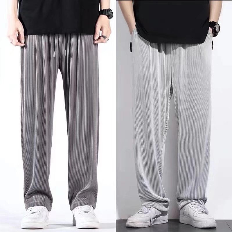 Men's Casual Pleated Pants Mune Fashion