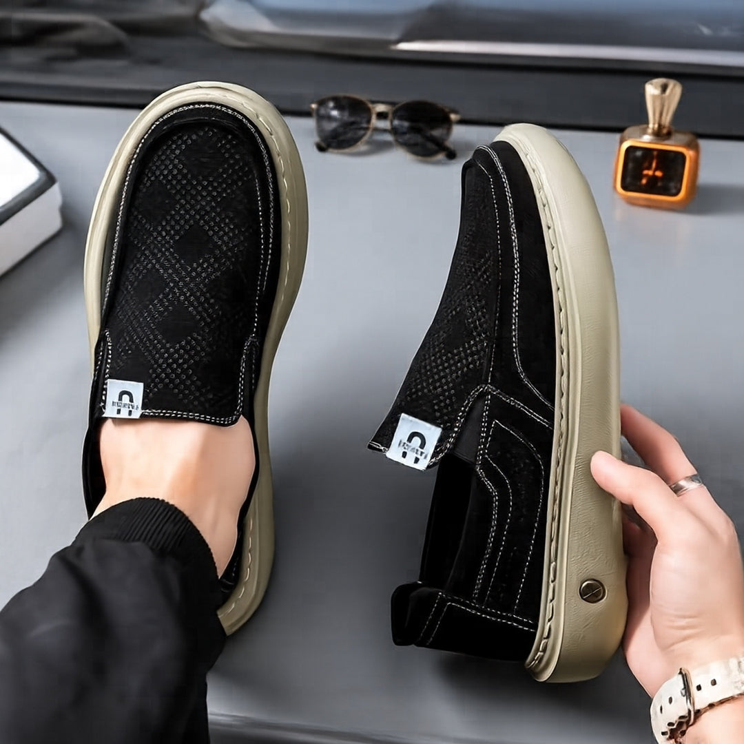 Men Breathable and Comfortable Slip-On Sneakers Mune Fashion