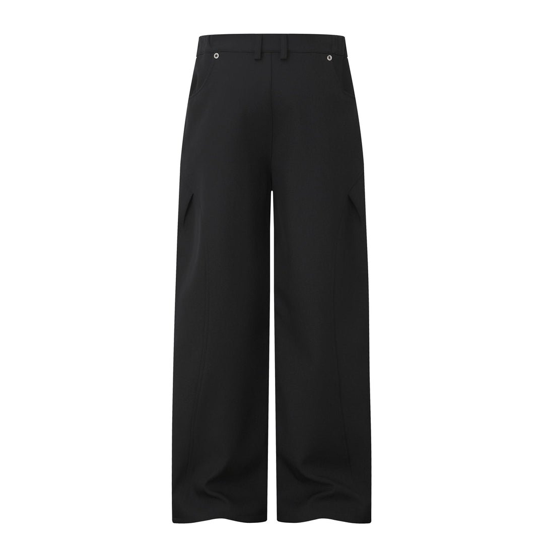 Women's Wide Pleated Trousers with High Waist and Wide Leg Mune Fashion