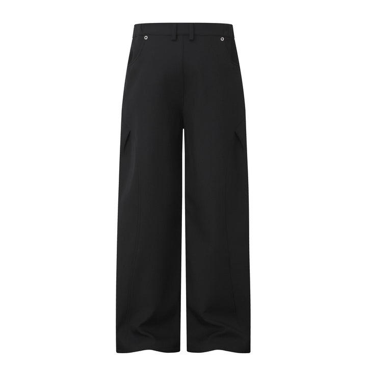 Women's Wide Pleated Trousers with High Waist and Wide Leg Mune Fashion