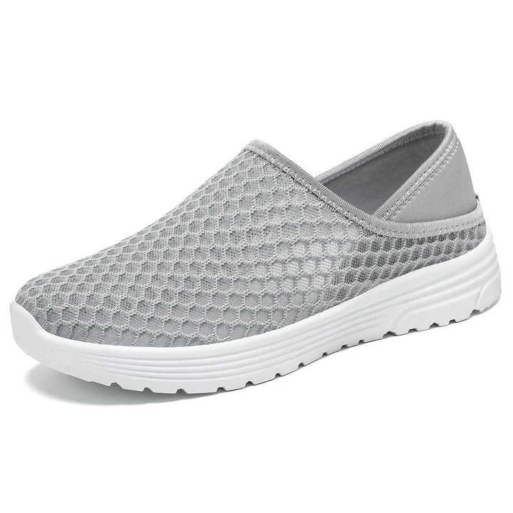 Women nan breathable mesh slip-on clog sneakers with memory footbed and cushioning EVA sole Mune Fashion