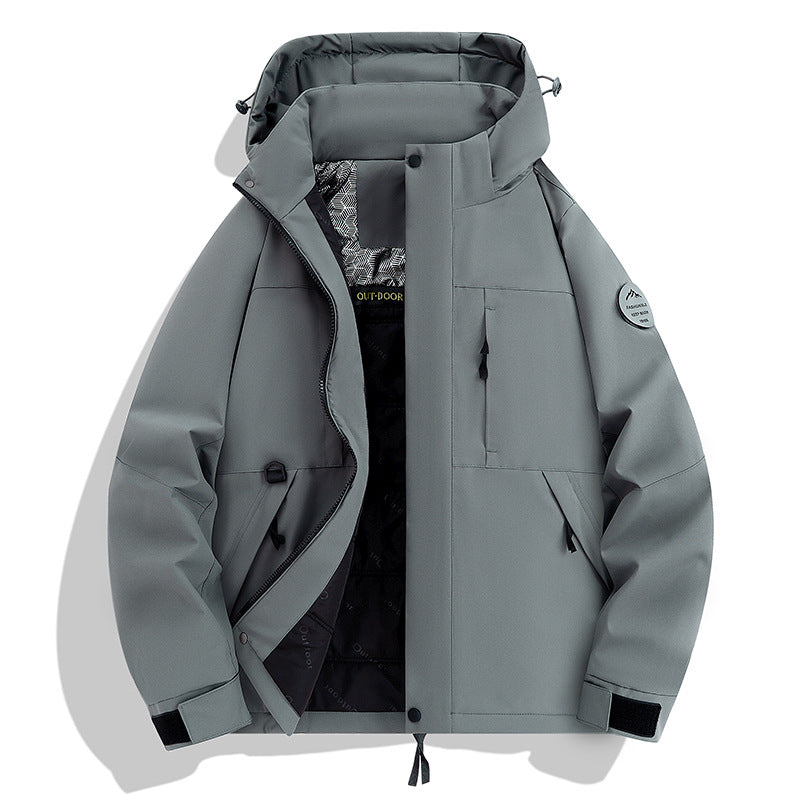 Men's Waterproof and Breathable Softshell Outdoor Jacket Mune Fashion