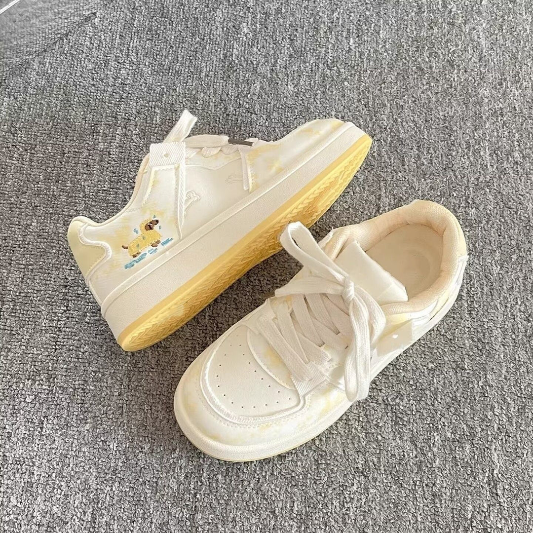 Women's Stylish Sneakers with Playful Animal Design and Comfortable Sole Mune Fashion