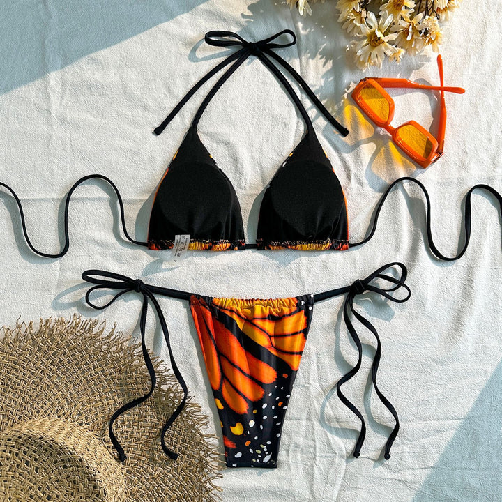 Women's Triangle Bikini with sophisticated tying details Mune Fashion