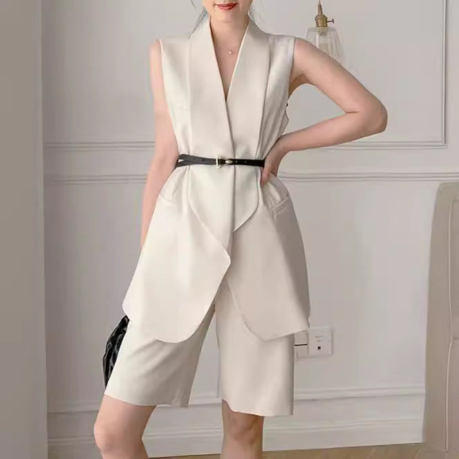 Women's Fashion Vest and Shorts Set Mune Fashion