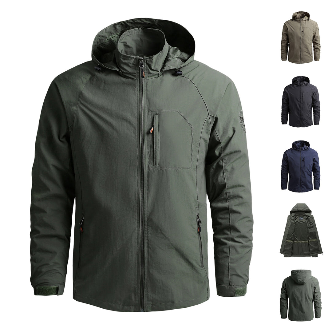 Men's functional jacket with high collar Mune Fashion