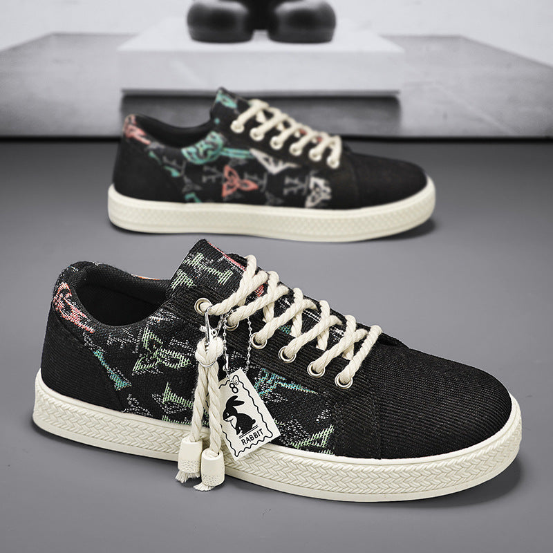 Women's Fashion Sneakers with Unique Textile Design Mune Fashion