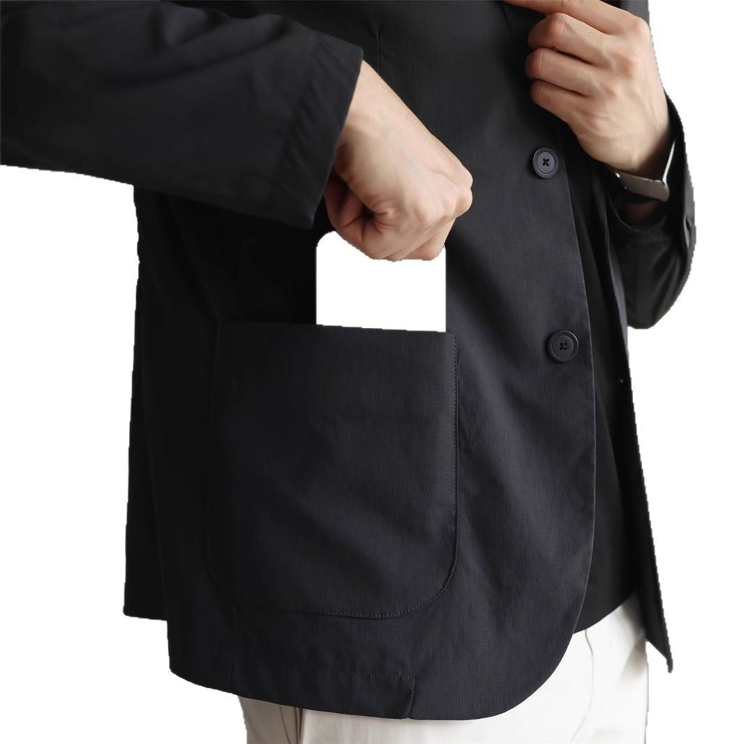 Men's casual unstructured travel blazer made of lightweight wrinkle-free material Mune Fashion