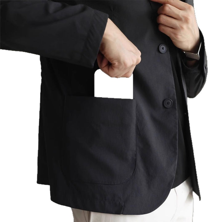 Men's casual unstructured travel blazer made of lightweight wrinkle-free material Mune Fashion
