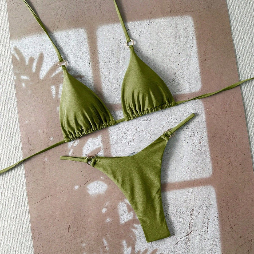 Ladies Triangle Bikini with stylish accents Mune Fashion