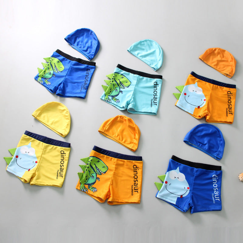 Boys swimming shorts with dinosaur motif Mune Fashion