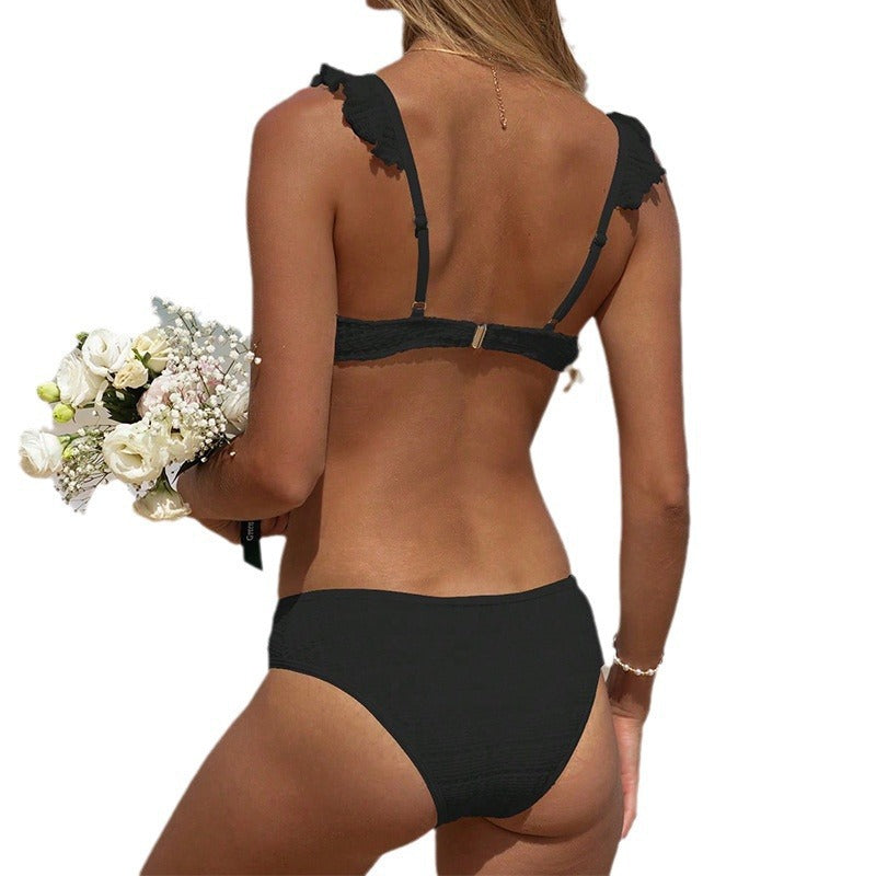 Women's Push-Up Bikini with Playful Ruffle Details Mune Fashion