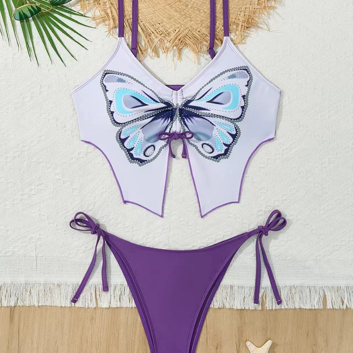Women's bikini set with playful butterfly design Mune Fashion