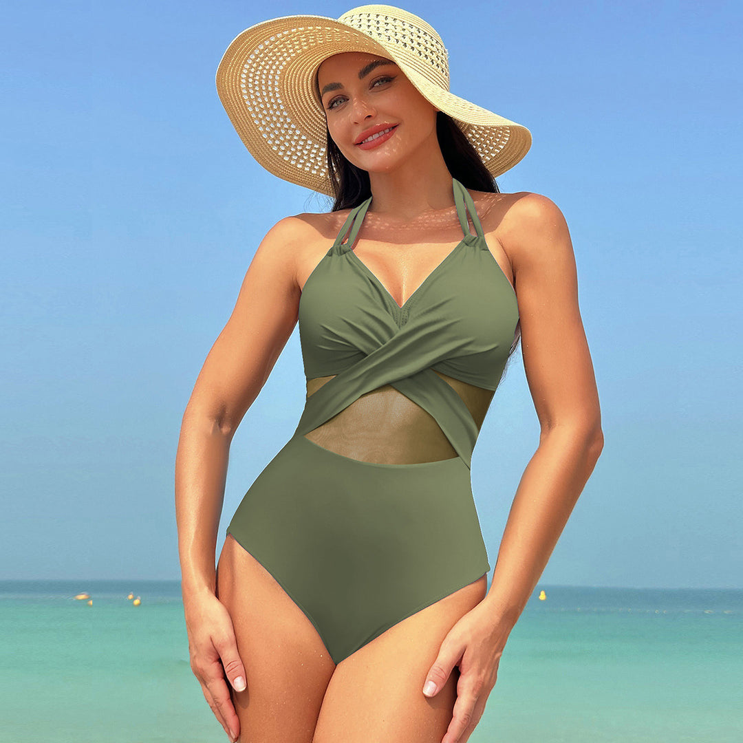 Women Elegant Swimsuit with Refined Cut-Outs and Adjustable Straps Mune Fashion