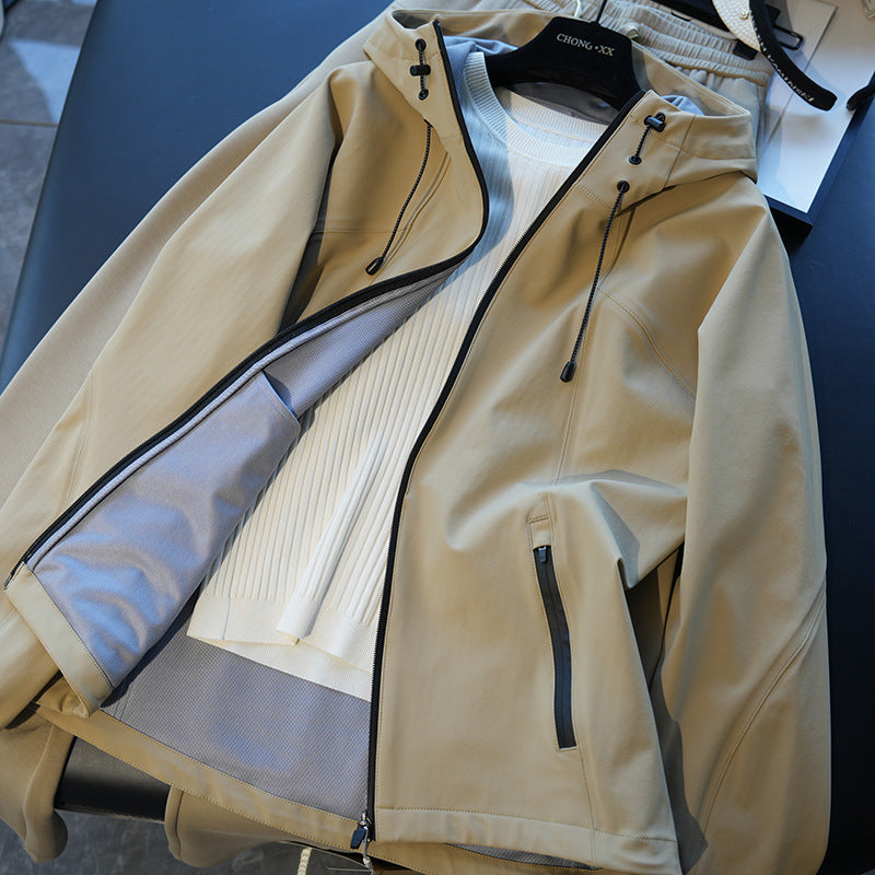 Women's Fashionable Transitional Jacket with Stand-Up Collar and Practical Pockets Mune Fashion