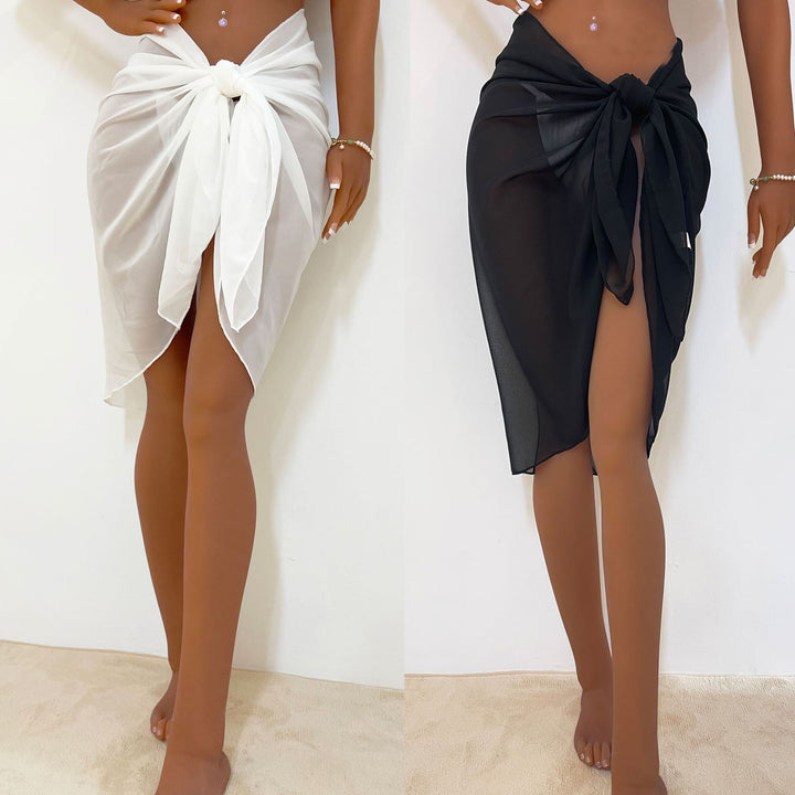 Ladies elegant beachy sarong with tie detail Mune Fashion