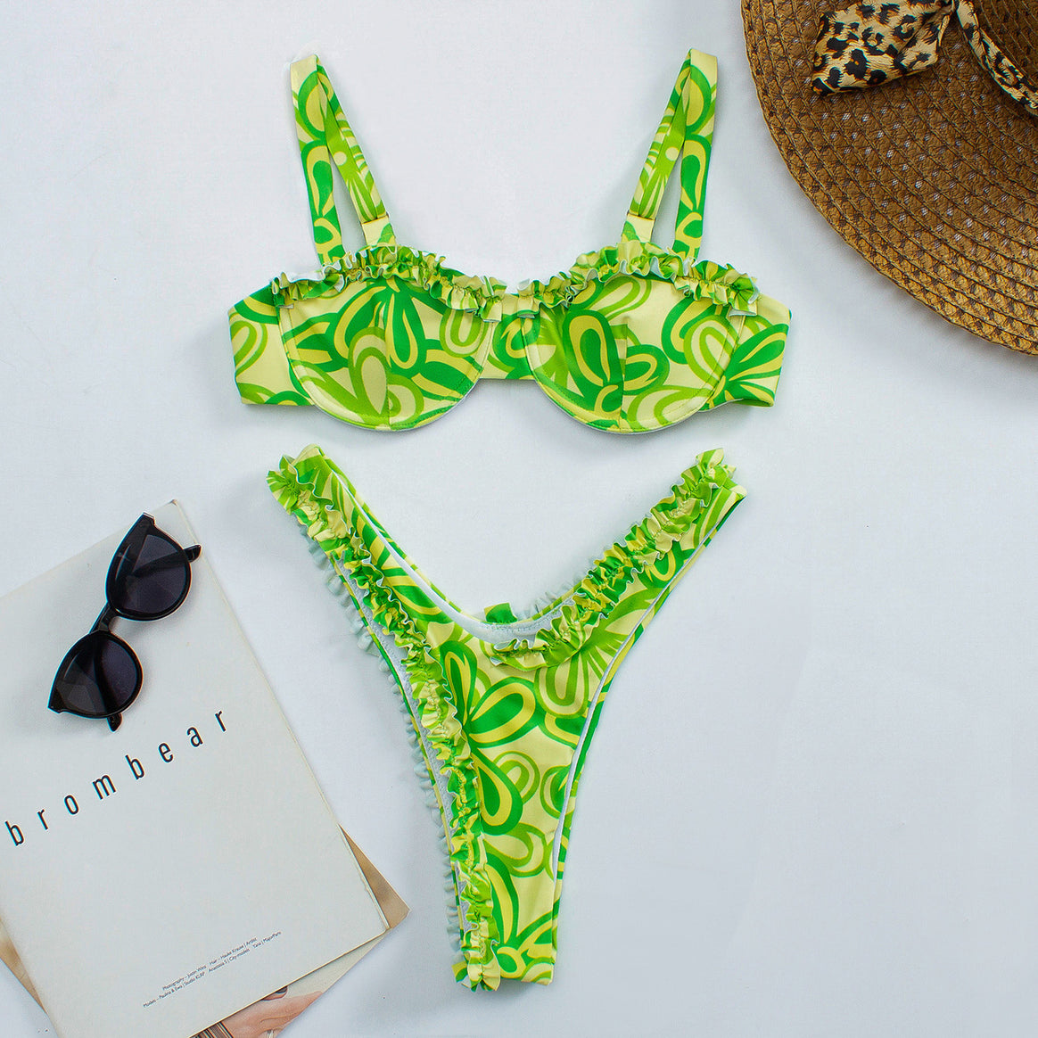 Women Refined Ruffled Bikini Mune Fashion