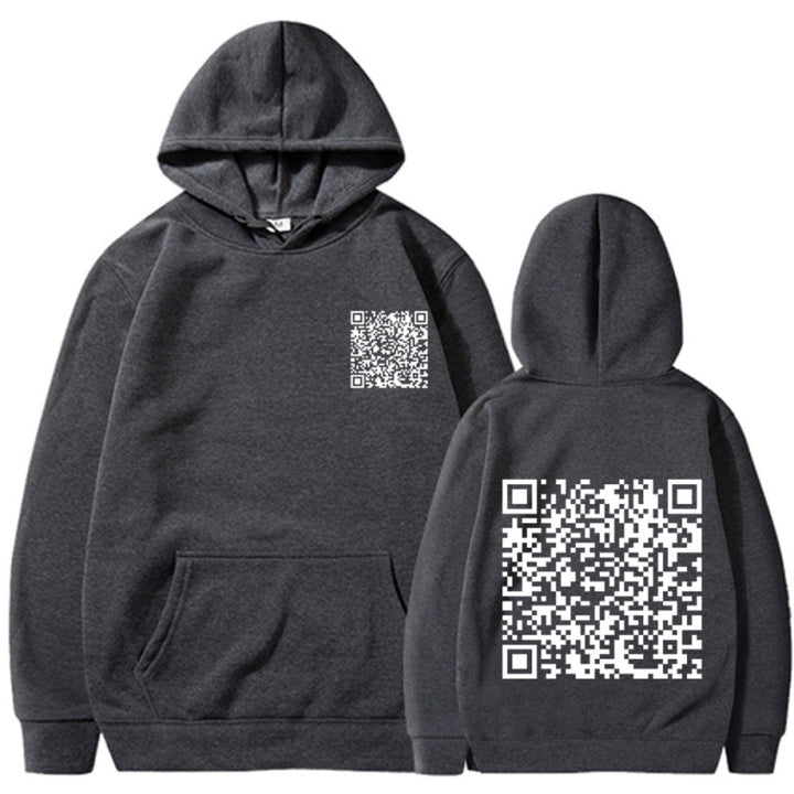 Women's Sporty Hoodie with QR Code Mune Fashion